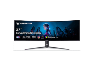 ACER Z57/57"/GAM/DUAL UHD /120HZ/ERGO 57 Zoll Dual UHD Gaming Monitor (1 ms Reaktionszeit , 120 Hz , 60 Hz nativ)