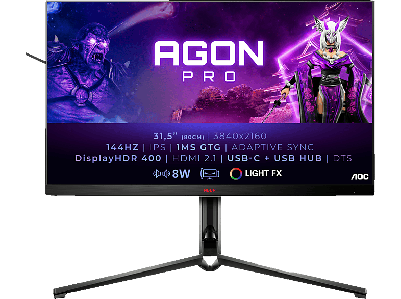 image-97.png AOC AG324UX 31,5 Zoll UHD 4K Gaming Monitor 1 ms Reaktionszeit 144 Hz – Bild 1