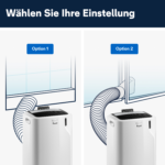 DELONGHI Pinguino PAC EM90K.1 Silent Klimagerät Weiß/Schwarz (Max. Raumgröße: 29 m², EEK: A) – Bild 3