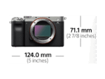 SONY ALPHA 7C KIT+SEL2860 Systemkamera mit Objektiv 28-60 mm, 7,6 cm Display Touchscreen, WLAN – Bild 4