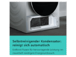 SIEMENS WQ46B2DFCB Wärmepumpentrockner iQ700 (9,0 kg, Weiß) – Bild 2