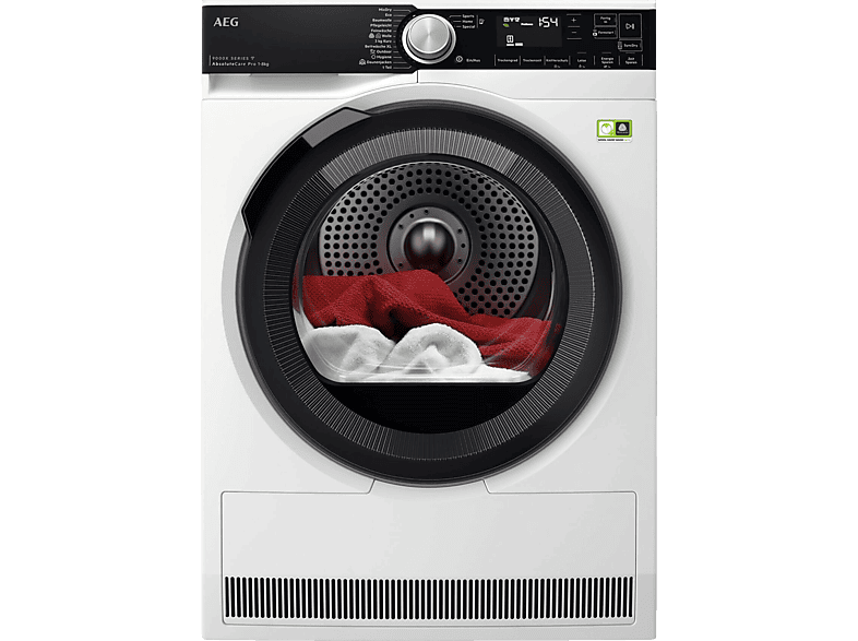 image-1312.png AEG TR9XW80880 Wärmepumpentrockner Serie 9000X mit AbsoluteCare® Pro-Technologie (8,0 kg, Weiß) – Bild 1