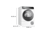 BOSCH WQB246D41 Wärmepumpentrockner Serie 8 (9,0 kg, Weiß) – Bild 2