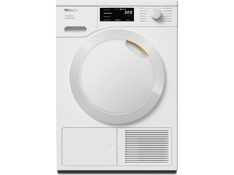 image-1353.png MIELE TEB645WP EcoSpeed&8kg Wärmepumpentrockner T1 Chrome Edition (8 kg, Lotosweiß) – Bild 1