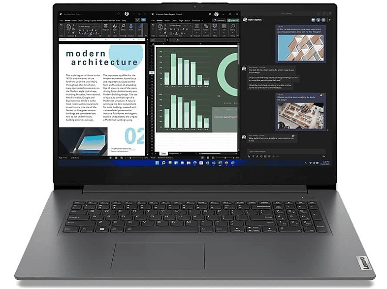 image-1472.png LENOVO 17" | Core i5 13420H | 24GB | 1000GB | Win 11 Pro, Notebook, mit 17,3 Zoll Display, Intel® Core™ i5,13420H Prozessor, 24 GB RAM, 1000 GB SSD, Intel® UHD Graphics, Iron Grey, Windows 11 Pro – Bild 1