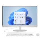 HP 27-CR0903NG R5-7520U 16GB 1TB 27IN W11H, All-in-One PC mit 27 Zoll Display, AMD Ryzen™ 5 Prozessor, 16 GB RAM, 1000 GB SSD, Muschelweiß