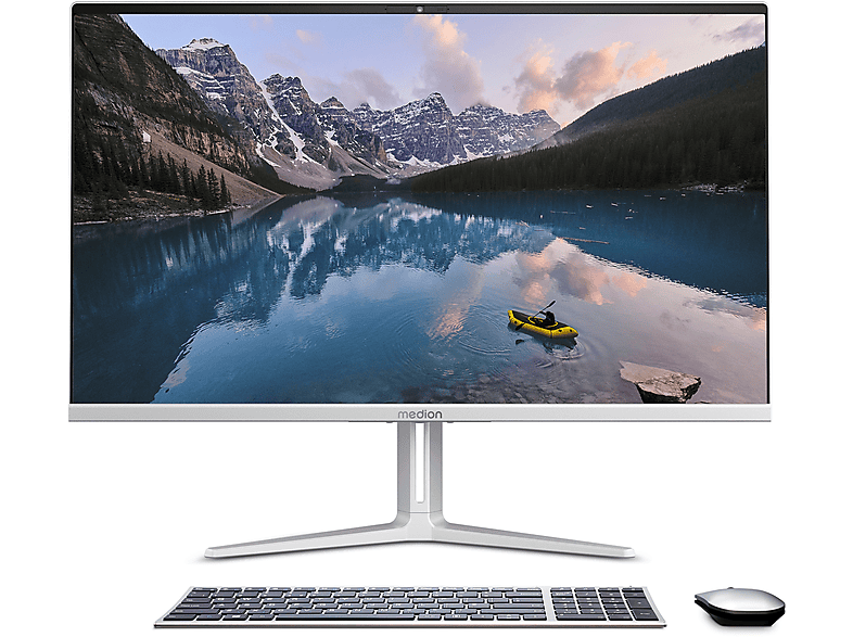 image-1538.png MEDION MD 600018, Desktop PC mit 27 Zoll Display, 16 GB RAM, 1 TB SSD, silber – Bild 1