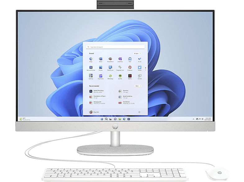 image-1550.png HP 27-CR0007NG R5-7520U 16GB 512GB 27IN FHD NO TOUCH, All-in-One PC mit 27 Zoll Display, AMD Ryzen™ 5 Prozessor, 16 GB RAM, 512 GB SSD SSD, Muschelweiß – Bild 1