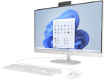HP 27-CR0007NG R5-7520U 16GB 512GB 27IN FHD NO TOUCH, All-in-One PC mit 27 Zoll Display, AMD Ryzen™ 5 Prozessor, 16 GB RAM, 512 GB SSD SSD, Muschelweiß – Bild 2