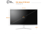 CSL Unity F27W-ALS, All-in-One-PC mit 27 Zoll Display, 32 GB RAM, 512 GB SSD, Weiß – Bild 2