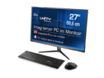 CSL Unity F27B-ALS, All-in-One-PC mit 27 Zoll Display, 16 GB RAM, 512 GB SSD, Schwarz
