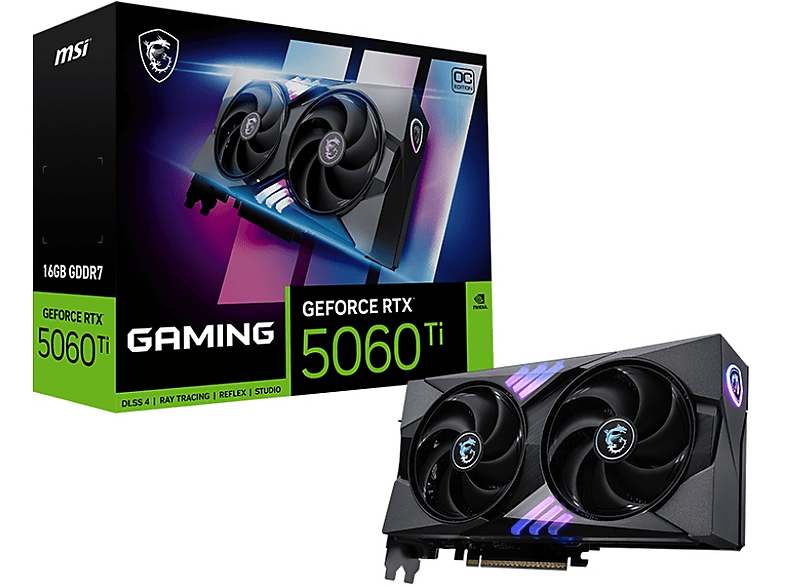 image-1733.png MSI GEFORCE RTX 5060 TI 16G GAMING OC (NVIDIA, Grafikkarte) – Bild 1