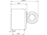 MIELE WWA120 WCS 8kg Active W1 White Edition Waschmaschine (8 kg, 1400 U/Min., A, Flusenfilter, Fremdkörperfilter) – Bild 6