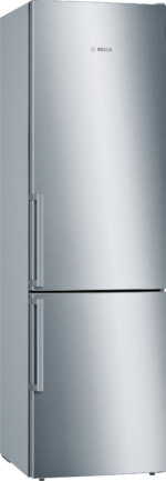 BOSCH KGE398IBP Serie 6 Kühlgefrierkombination (B, 343 l, 2010 mm hoch, Gebürsteter Stahl mit Anti Fingerprint)