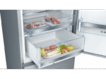 BOSCH KGE398IBP Serie 6 Kühlgefrierkombination (B, 343 l, 2010 mm hoch, Gebürsteter Stahl mit Anti Fingerprint) – Bild 5
