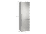 SIEMENS KG39NAIAT iQ500 Kühlgefrierkombination (A, 363 l, 2030 mm hoch, Inox antiFingerprint) – Bild 3