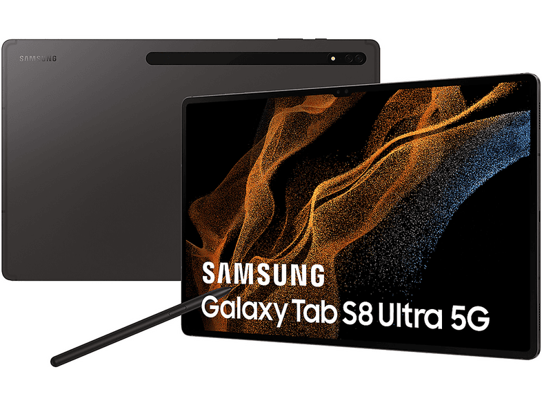 image-2027.png SAMSUNG Galaxy Tab S8 Ultra, Tablet, 128 GB, 14,6 Zoll, Grau – Bild 1