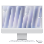 APPLE iMac (2024), MWUC3D/A, All-in-One PC mit 23.5 Zoll Display, Apple M4 Chip, 16 GB RAM, 8-Core GPU, 256 GB SSD, Silber