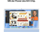 APPLE iMac (2024), MCR24D/A, All-in-One PC mit 23.5 Zoll Display, Apple M4 Chip, 24 GB RAM, 10-Core GPU, 512 GB SSD, Silber – Bild 5