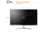 CSL Unity F27B-ALS, All-in-One-PC mit 27 Zoll Display, 16 GB RAM, 2000 GB SSD, Schwarz – Bild 2