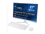 CSL Unity F27W-ALS, All-in-One-PC mit 27 Zoll Display, 8 GB RAM, 2000 GB SSD, Weiß