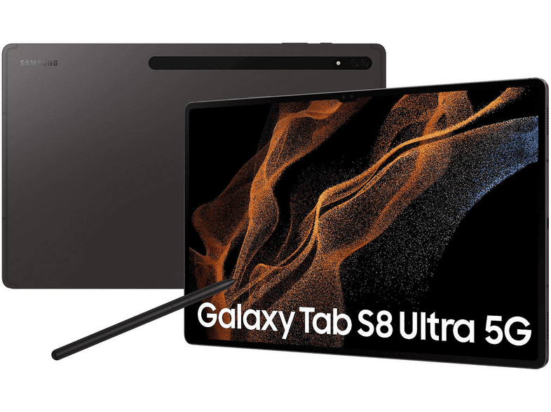 image-865.png SAMSUNG GALAXY TAB S8 ULTRA, Tablet, 512 GB, 14,6 Zoll, Graphite – Bild 1