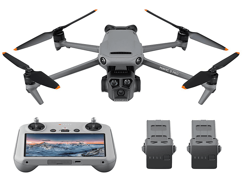 image-979.png DJI MAVIC 3 PRO FLY MORE COMBO (DJI RC) Drohne, Grau/Schwarz – Bild 1